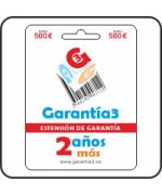 Extensión de garantía 2 años G3-tope máxim 500
