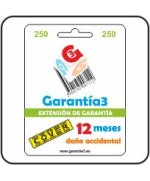 GARANTÍA3 COVER - 12 meses - tope máximo-250