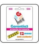 GARANTÍA3 COVER - 12 meses - tope máximo-500