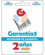 Extensión de garantía 3 años G3-tope máxim 1000